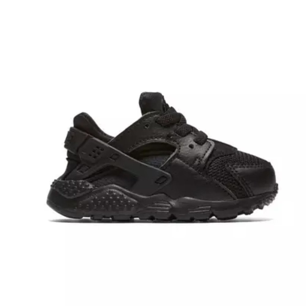 BLACK ON BLACK TODDLER NIKE HUARACHES SIZE 4C